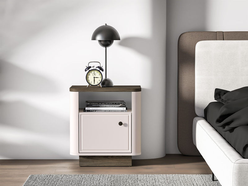 Szafka Nocna 1D VILAVIO 07 Dąb Windmill Dark Cashmere