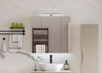 ALA - Lampa LED Nad Szafkę 40 cm Czarny 230V IP44