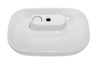 Umywalka Nablatowa Ceramiczna UN-POLA-GW Biały Połysk