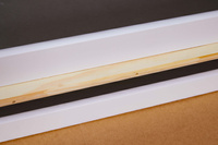 Łóżko SURF 90x200 z ramą drewniane białe