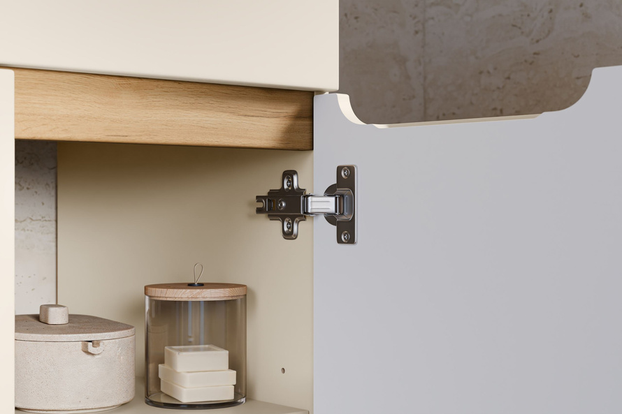 Zestaw Szafka Pod Umywalkę z Blatem 60 cm Bali Cashmere