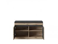 Twist SUMGD1 - Ławka 2-drzwiowa Dąb Viking/Antracyt