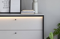 GRIS GS-03 - Komoda 4S Szara/Czarna