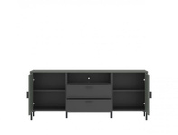 Shirley SHIF01 – Komoda RTV 2D2S Szarozielony/Antracyt/Nadruk