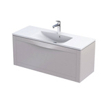 Oristo SKAGEN Szafka z umywalką 120 cm piaskowy mat