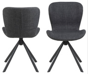 Batilda -a1 szare krzesło