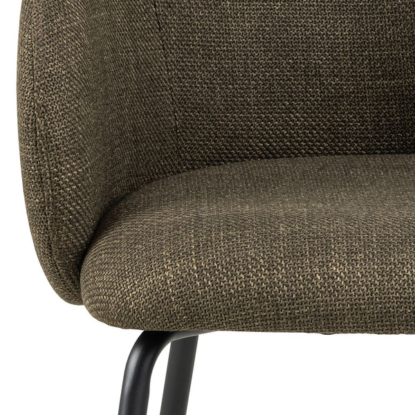 Actona Krzesło Do Jadalni z Podłokietnikiem Eleanor Zielony