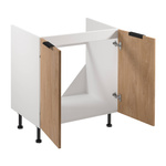 Szafka Kuchenna Dolna 2D Pod Zlew Sorento D80Z Biały Mat Puccini