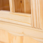 Kredens TOSCANA drewniany naturalny