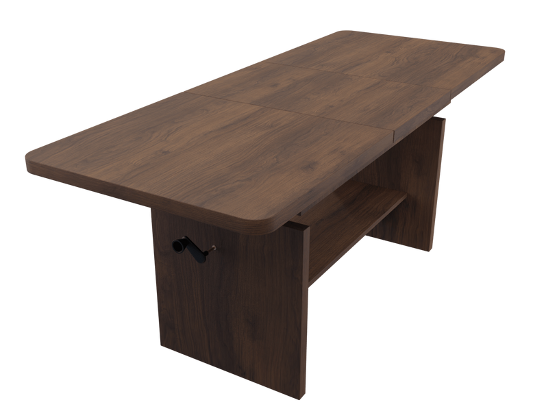 JANEK - Ławostół Ława Rozkładana Stolik Kawowy Orzech Warmia