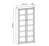 Rel PT90 - Półkotapczan 90 cm Biały Platynowy Mat