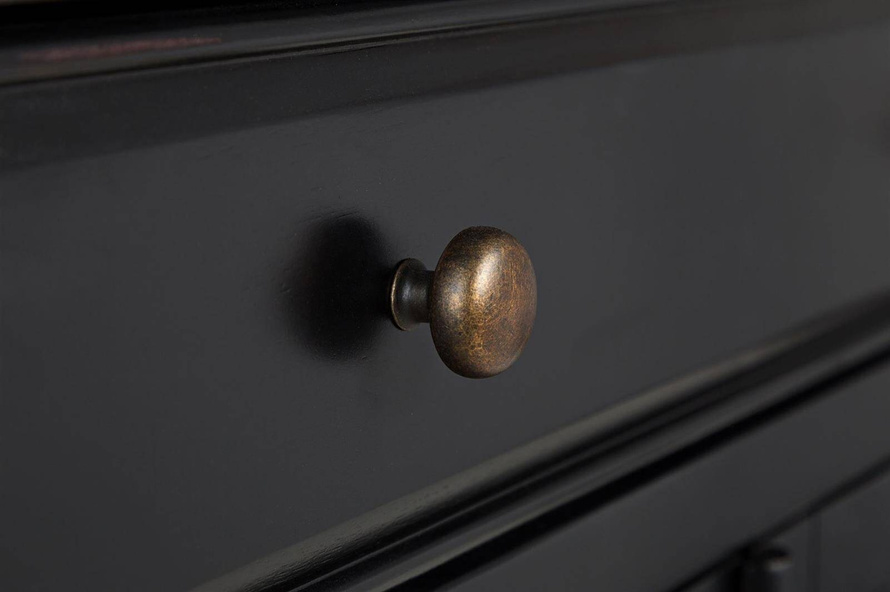 AV275-32 Komoda 2D/1S Avola Antique Black