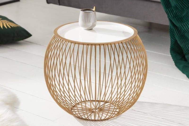 Stolik kawowy Storage II 41 cm złoty_01