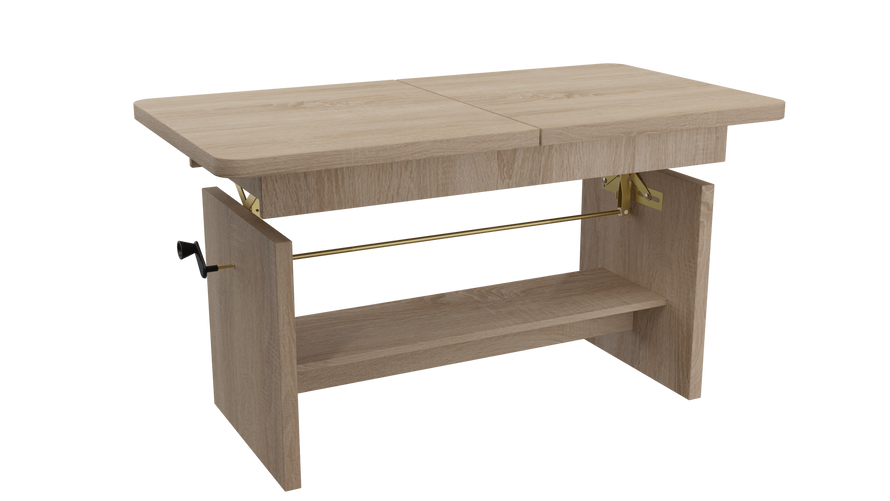 JANEK - Ławostół Ława Rozkładana Stolik Kawowy Dąb Sonoma