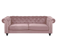 Charlietown Sofa 3 os. Brudny róż