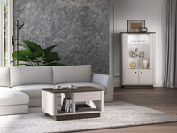 Ławostół Stolik Kawowy 1S VILAVIO 06 Dąb Windmill Dark Cashmere