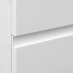 Astor Zestaw Reno 50 cm Szafka z Umywalką 2S Biały Połysk