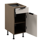 Szafka Kuchenna Dolna 1D1S Sorento D40S1 P/L Baltic Storm Beżowy Mat