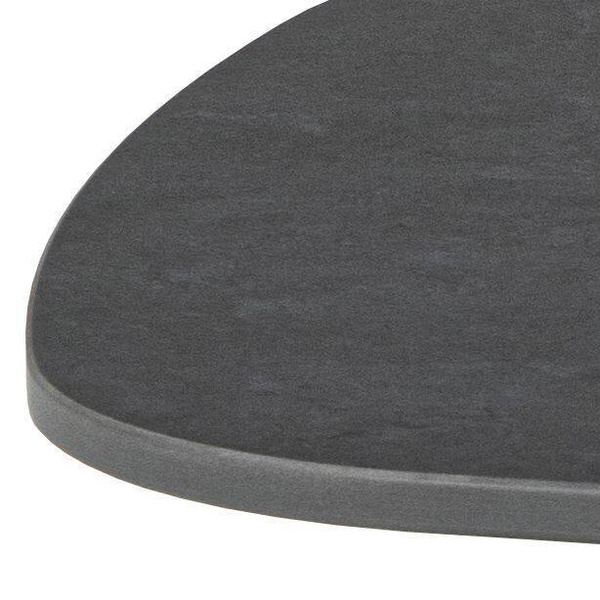 Actona Stolik Kawowy z Ceramicznym Blatem Caracas Czarny Mat