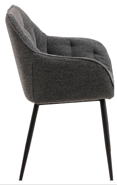 Actona Krzesło Z Podłokietnikiem Brooke Szare