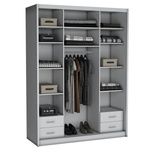 MACIEJ II - Szafa 2D4S Drzwi Przesuwne Biel Alpejska