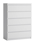 Fribo FRIK06 - Komoda 5S Biała