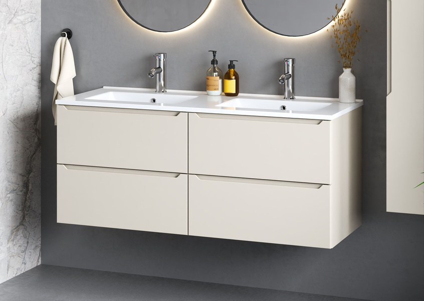 ETNA-02 Szafka Pod Umywalkę 2S 60 cm Kaszmir Mat