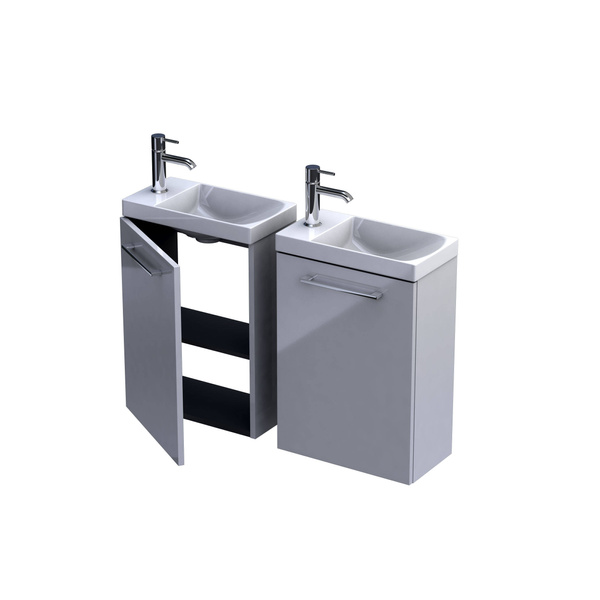 Oristo Szafka z Umywalką GEO 40 cm Dąb Jasny Urban