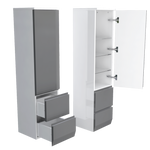 Oristo Słupek wysoki BRYLANT biały lewy