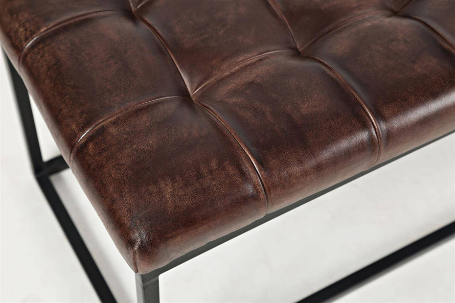 AV1730-78 Ławka pikowana Avola Dark Sienna