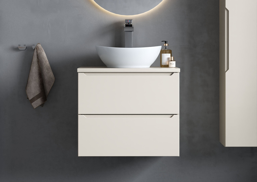 ETNA-02 Szafka Pod Umywalkę 2S 60 cm Kaszmir Mat