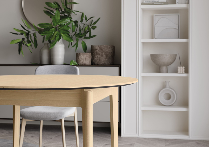 PLOT PT-05 - Stół Rozkładany 90-210 cm Dąb Jasny