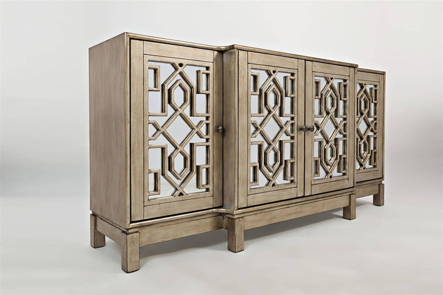 Avola 1550-70 komoda złota lustrzana 4D Vintage Silver Gold