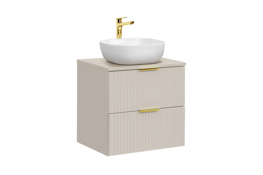 Szafka z blatem i umywalką Smile 60 cm Adel Cashmere