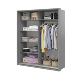 ARTI AR-25 - Szafa Przesuwna 2-drzwiowa Szara