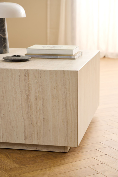 Actona Stolik Kawowy Dice Trawertyn