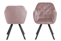 Lola Krzesło  Brudny róż