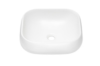 Umywalka Nablatowa Ceramiczna UN-NIKA-MW 78103MW Biały Mat