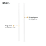 MAXI MX-08 - Listwy Boczne z Oświetleniem LED Do Szaf MAXI