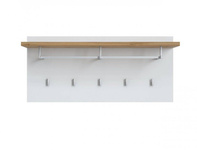 Hola HOLG02 - Półka Wisząca Biały/Dąb Wotan