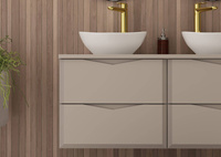 DELICA-02 - Szafka pod Umywalkę z Blatem 4S 120cm Kaszmir Zestaw-6