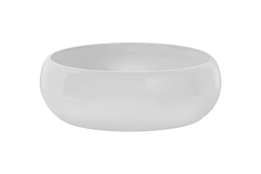 Umywalka Nablatowa Ceramiczna UN-WIKI-SW Biały Połysk