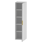 PILE-03 - Słupek Wysoki 1-drzwiowy Biały Mat