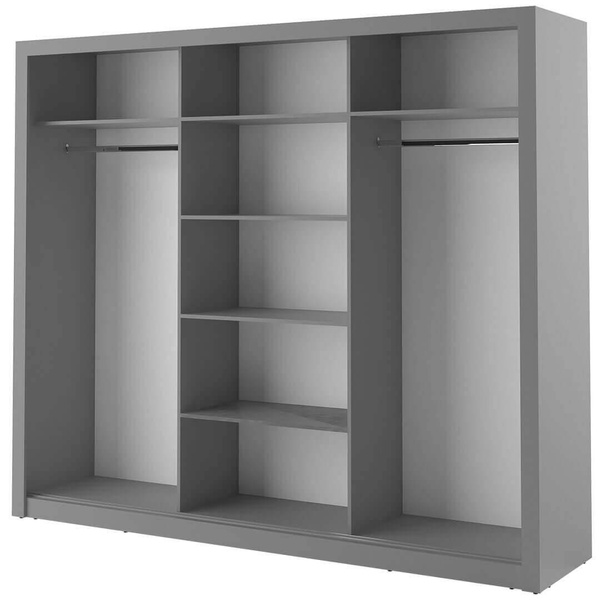 ARTI AR-02 - Szafa Przesuwna 3-drzwiowa Szara