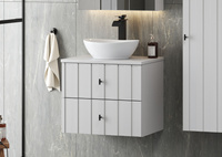 ELEGANTE-07 - Szafka pod Umywalkę 2S 60 cm Biały Mat