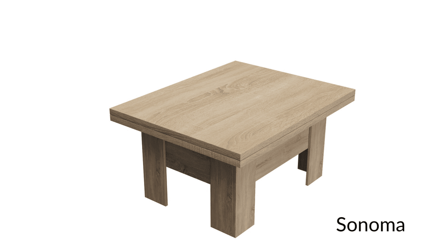 ERYK - Ławostół Ława Rozkładana Stolik Kawowy Dąb Sonoma