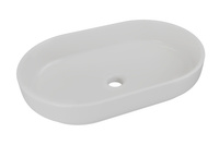 Umywalka Nablatowa Ceramiczna RIVER 2 GREY MATT UN 55 (E-6594) Jasny Beton Mat