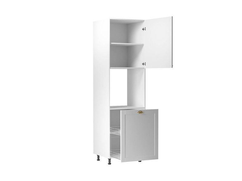 Szafka Kuchenna Dolna 2-drzwiowa D60P Linea White Biały Mat