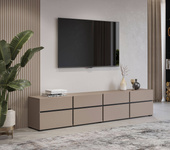 Cross – Komoda RTV 4D4S Congo Czarny Mat