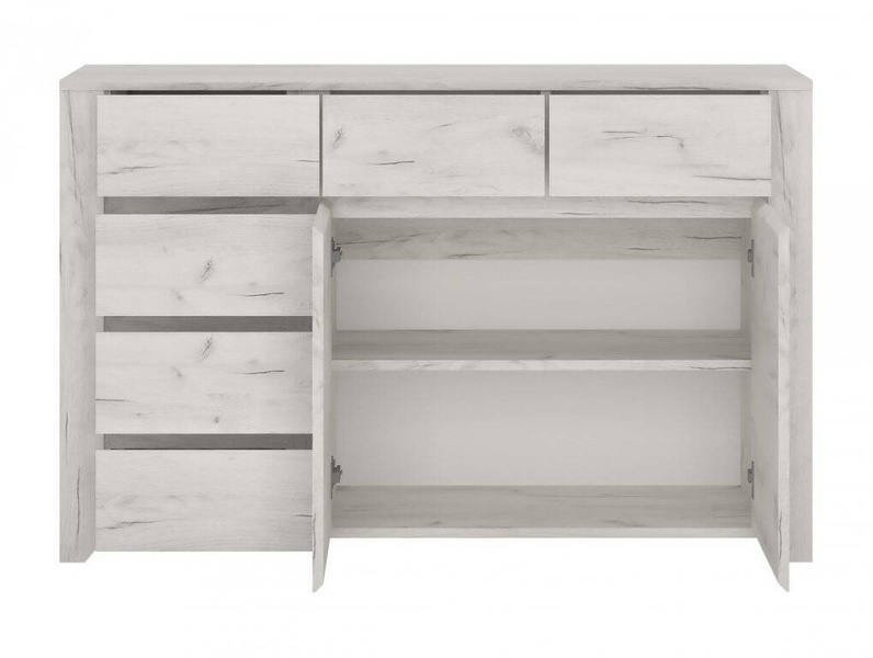 Angel TYP-42 - Komoda 2D-6S Dąb White Craft